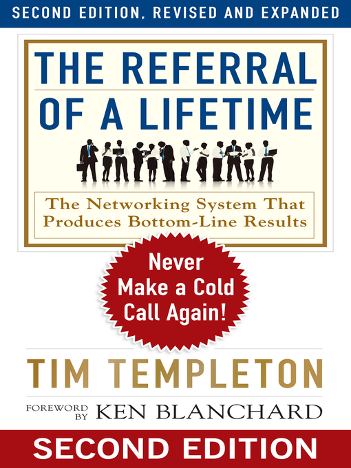 Title details for The Referral of a Lifetime by Tim Templeton - Wait list